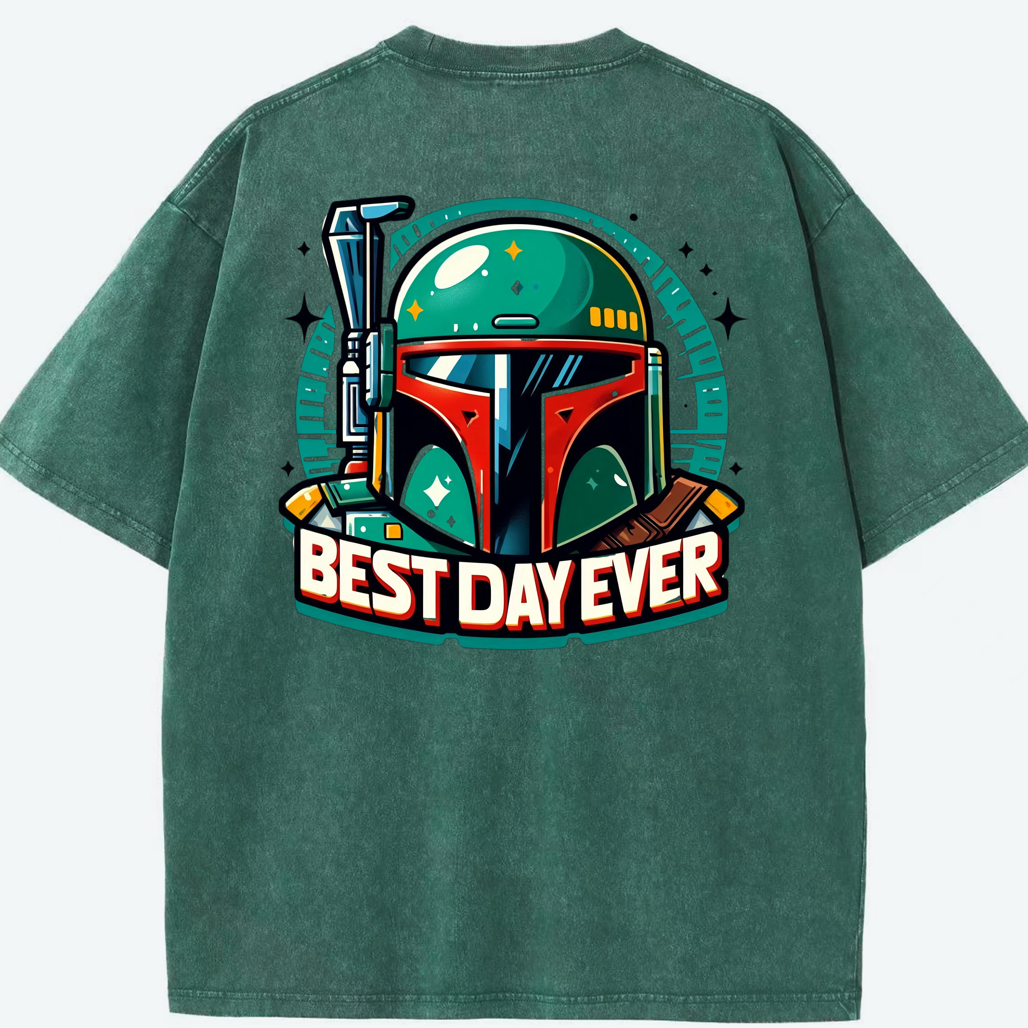 （画像用） スター・ウォーズ Star Wars 綿100% ヴィンテージ風 半袖Tシャツ（背面プリント）